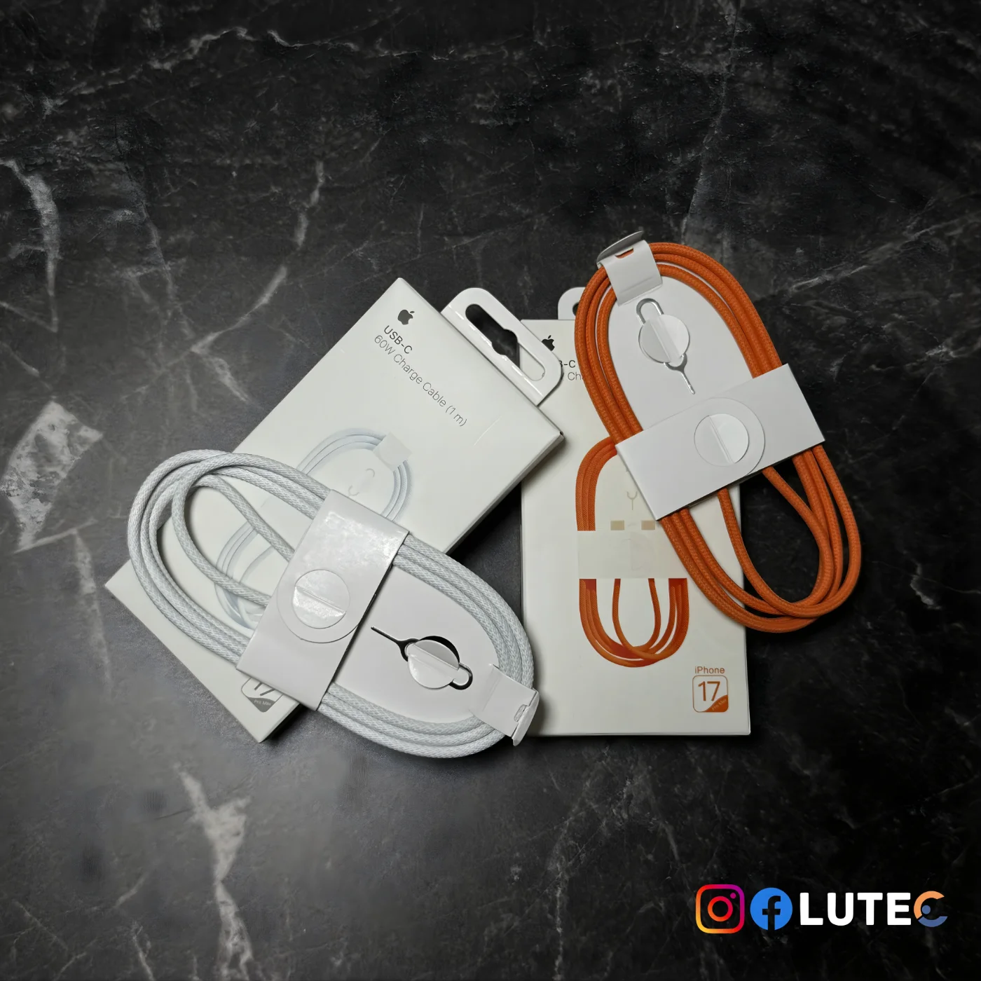 Cable USB-C a USB-C Trenzado 60W